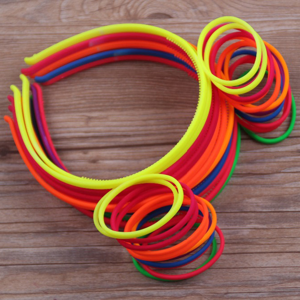 12pcs Cute Round Cat Ears Headband