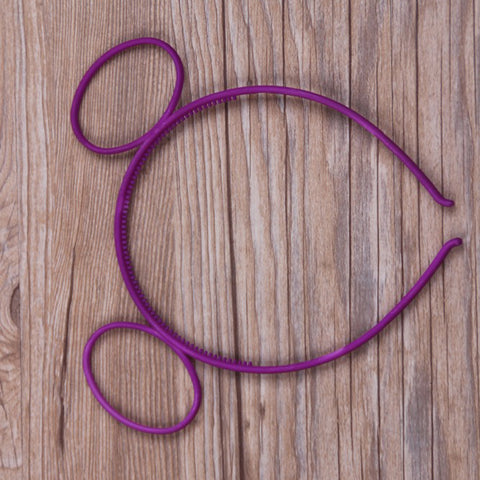 12pcs Cute Round Cat Ears Headband