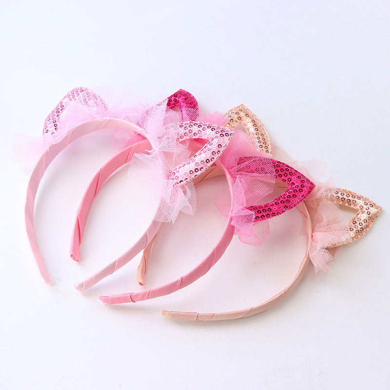Cute Cat Ears Lace Headband