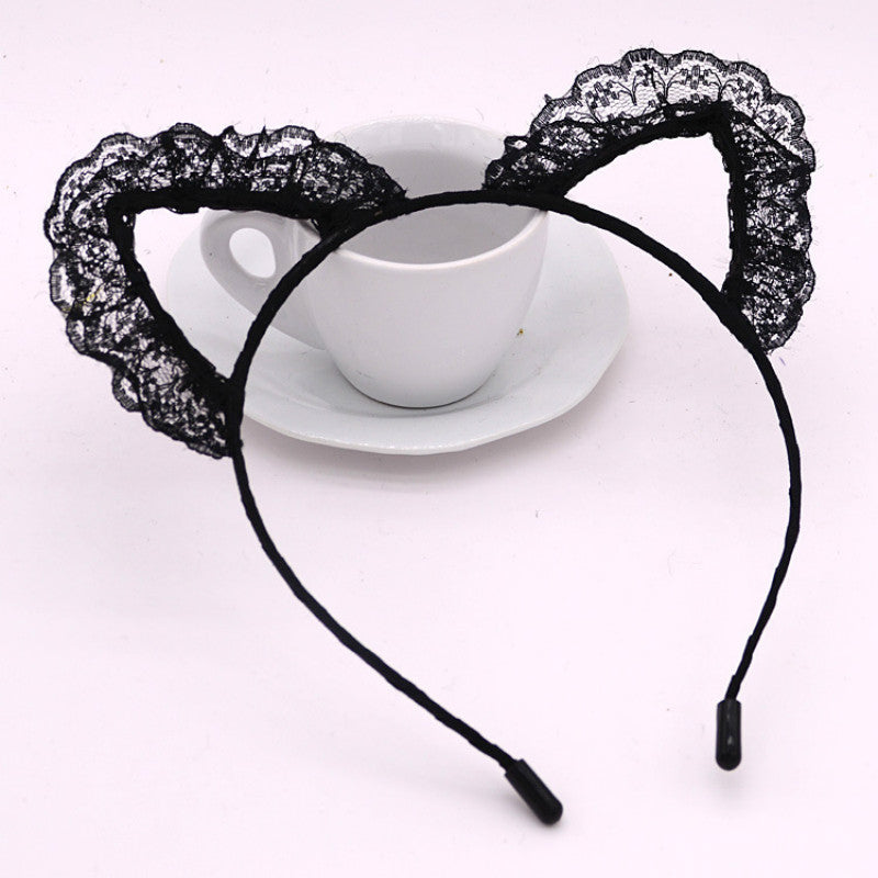 Fashion Lace Cat Headband