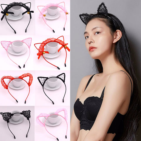 Fashion Lace Cat Headband