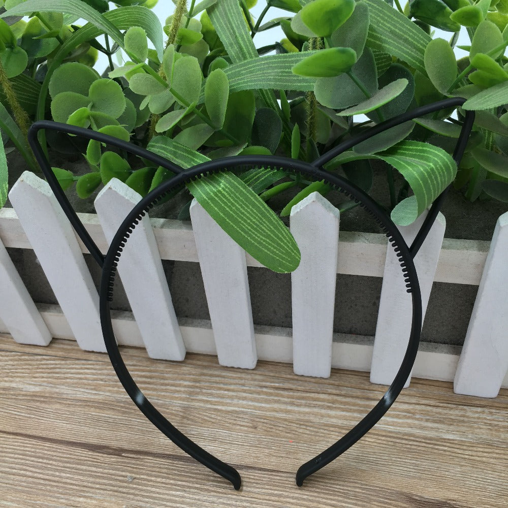 12pcs Black Ear Headband