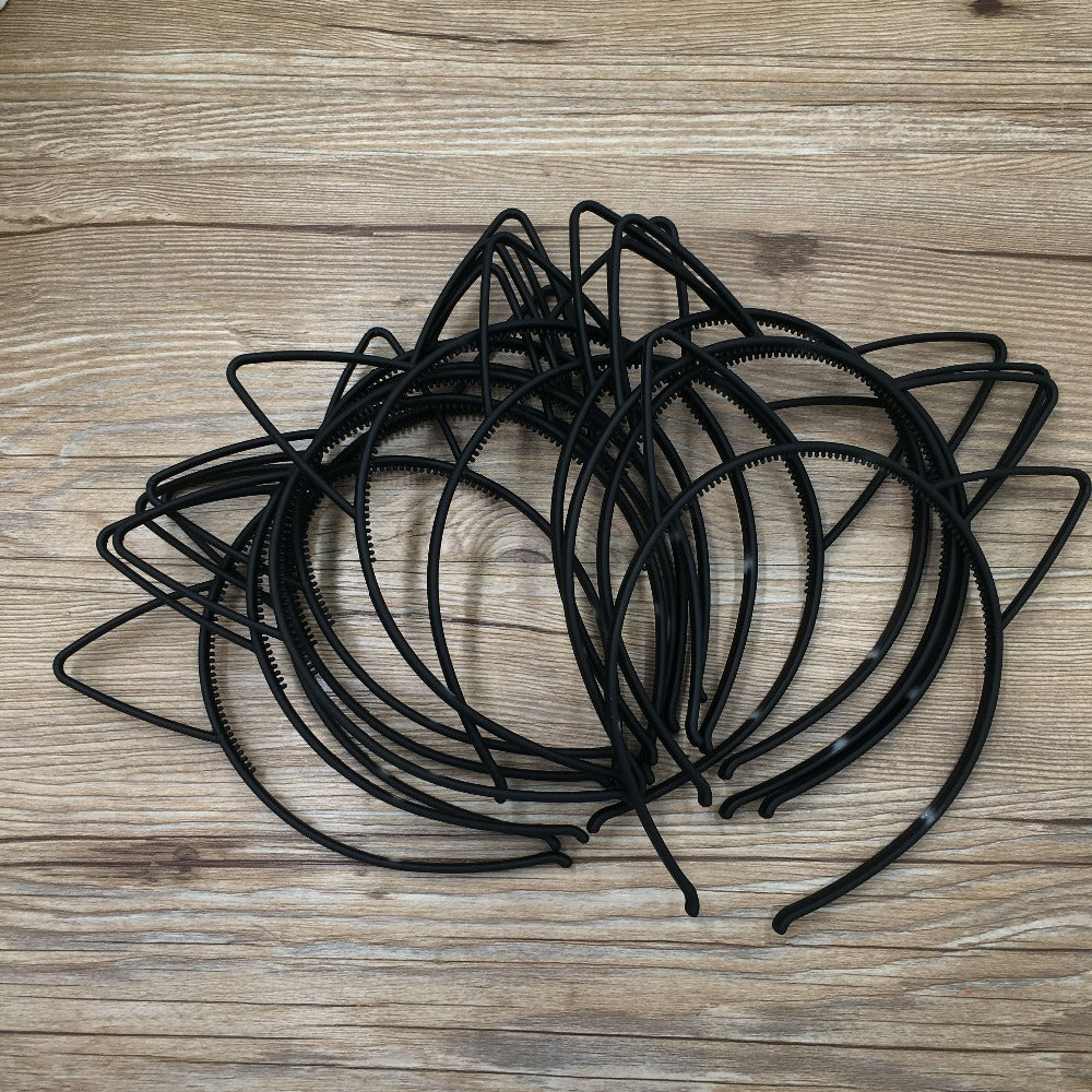 12pcs Black Ear Headband