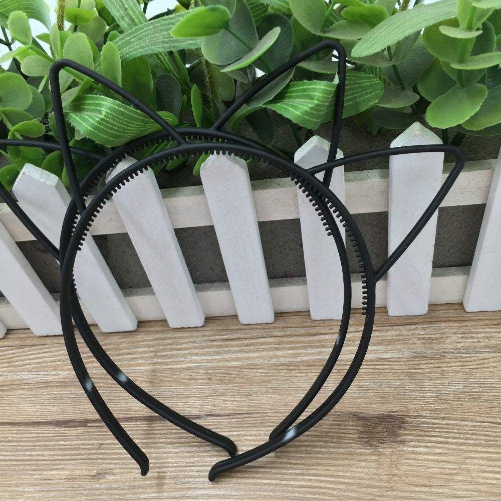 12pcs Black Ear Headband