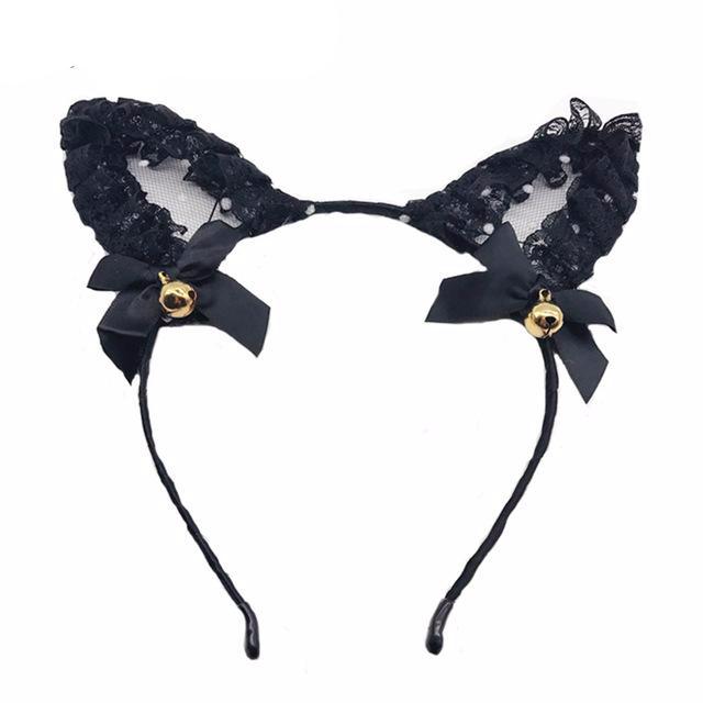 Lace Bells Rabbit Headband