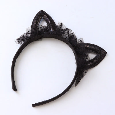 Cute Cat Ears Lace Headband