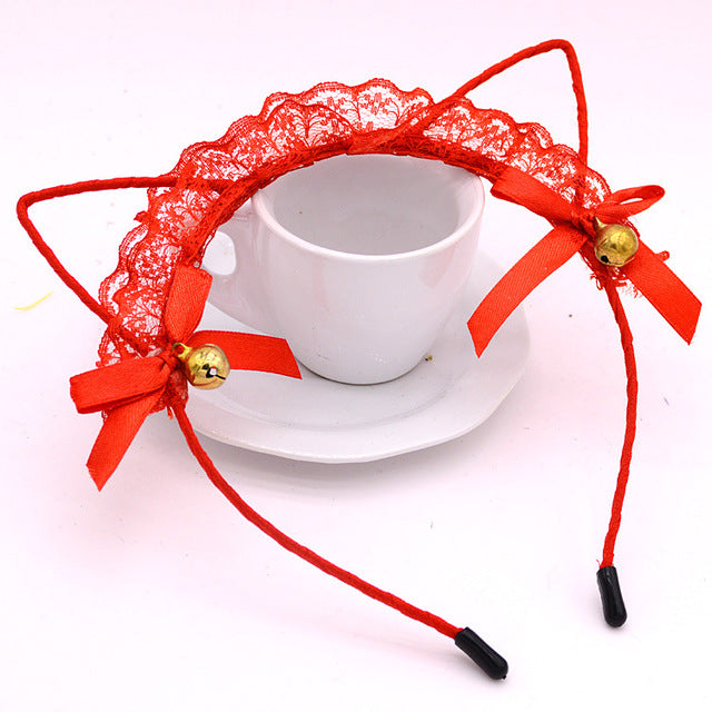 Fashion Lace Cat Headband