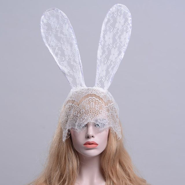 Mask Lace Ears Headband