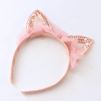Cute Cat Ears Lace Headband